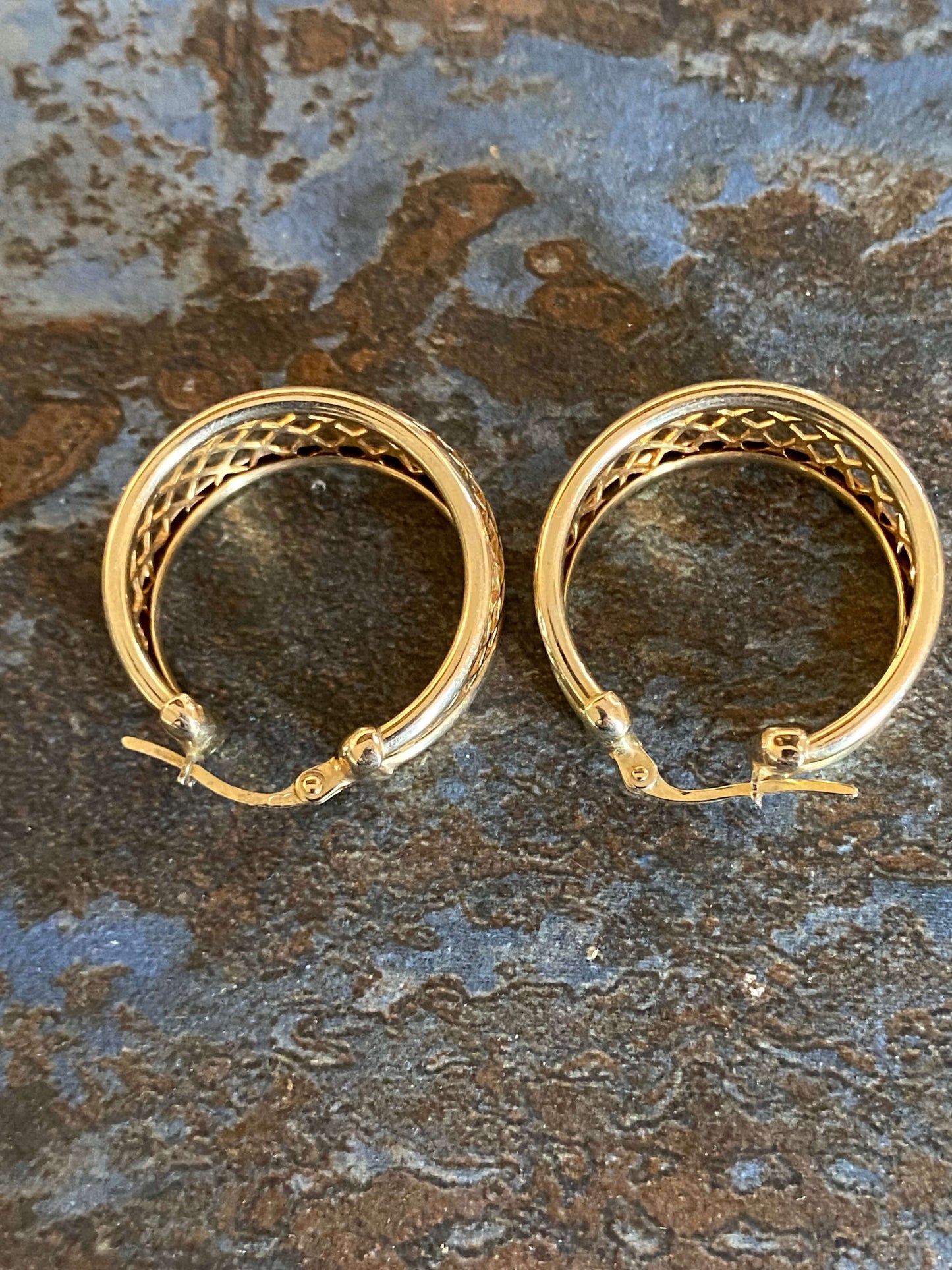 Golden earrings
