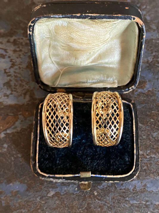 Golden earrings